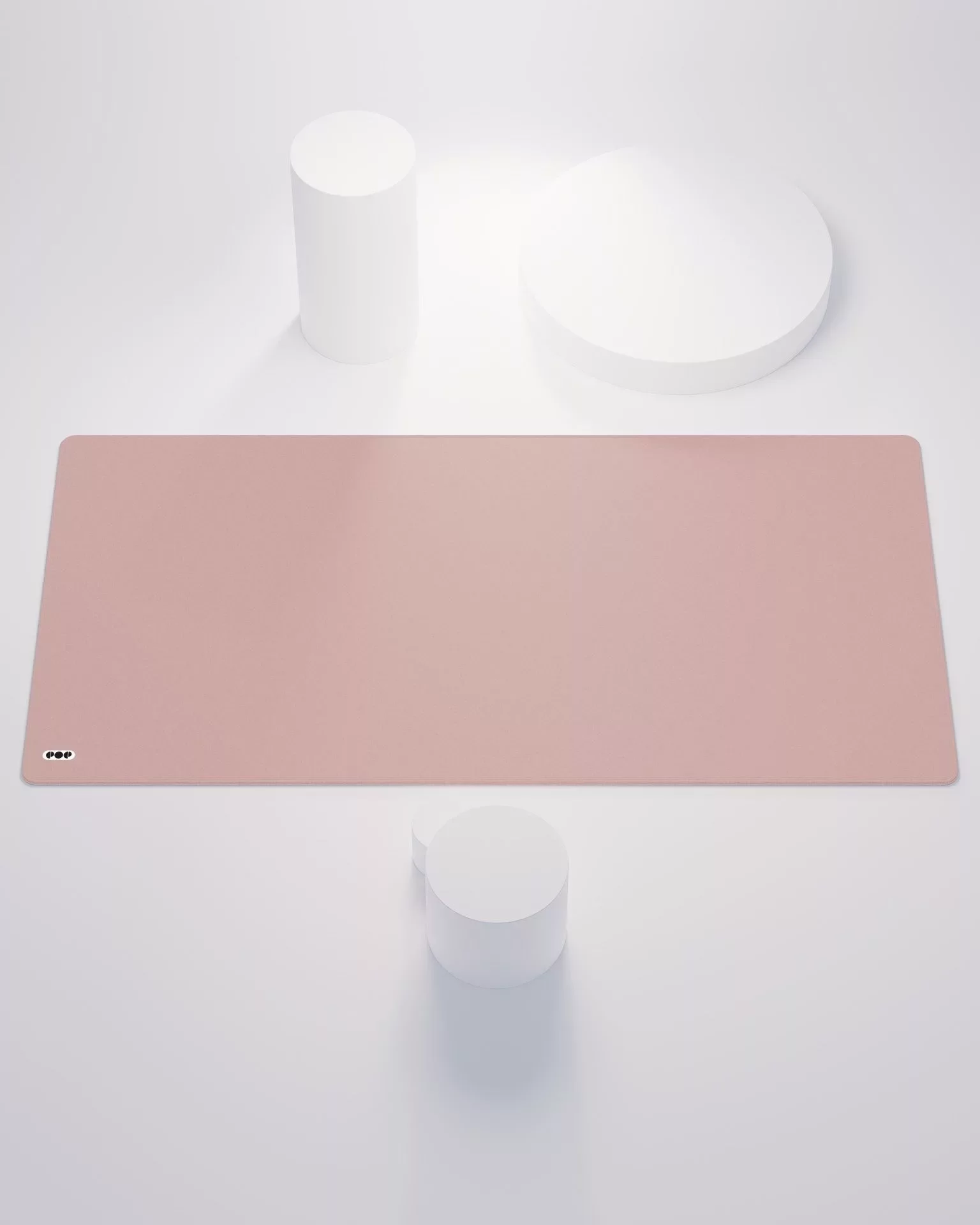 Dark Rose Minimalist Desk Mat 1