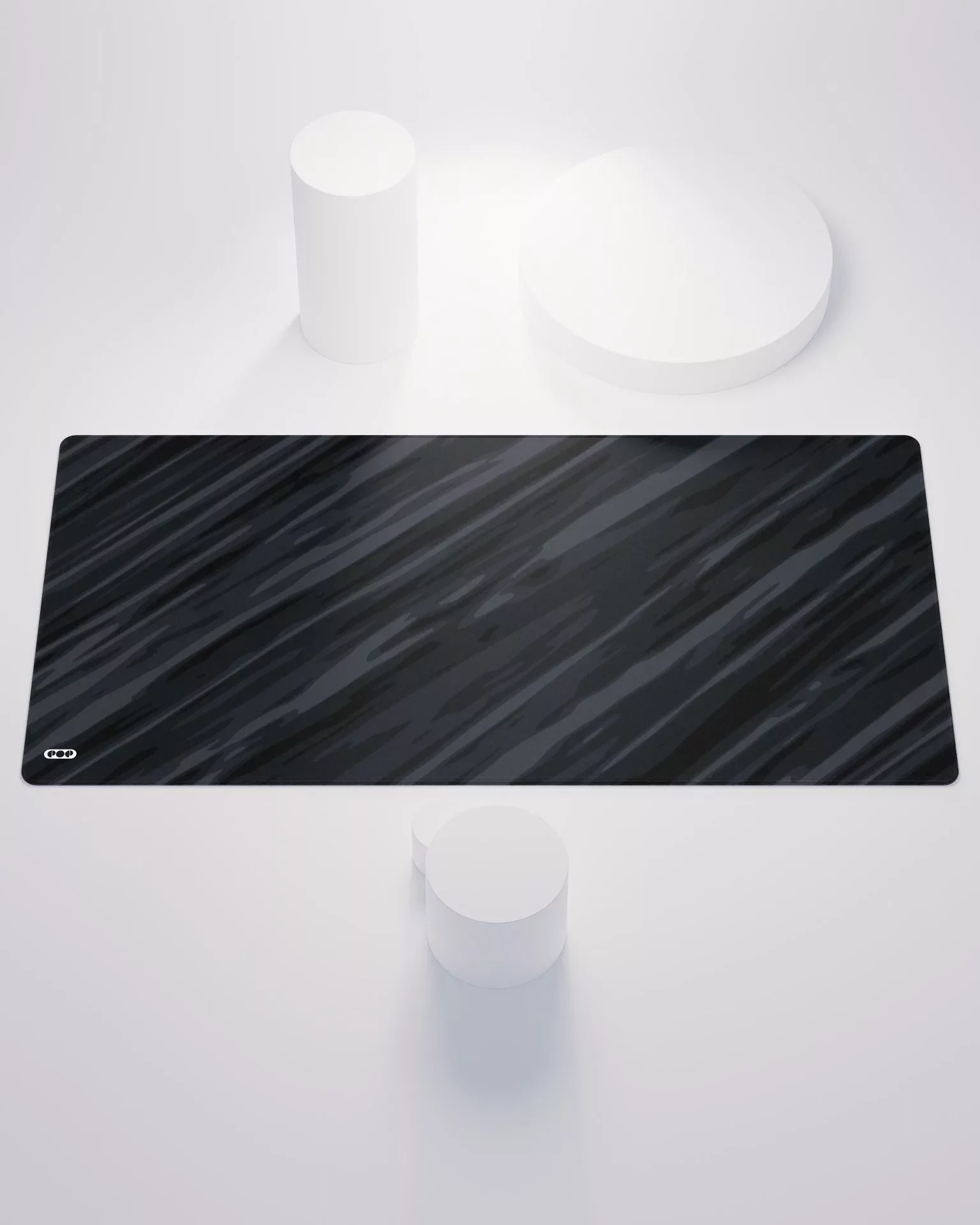 Fast AF Black Gaming Desk Mat 1