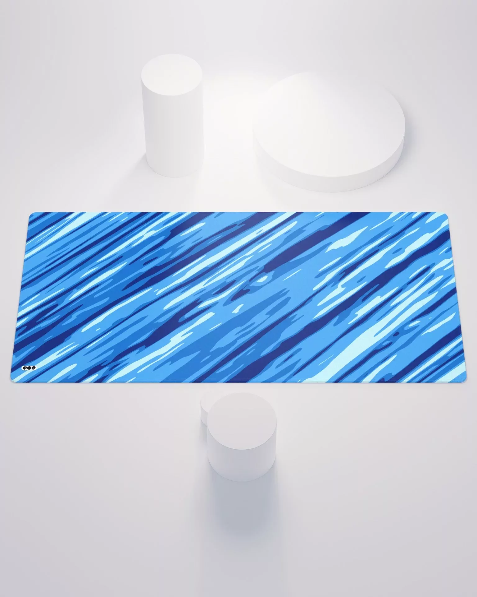 Fast AF Blue Gaming Desk Mat 1