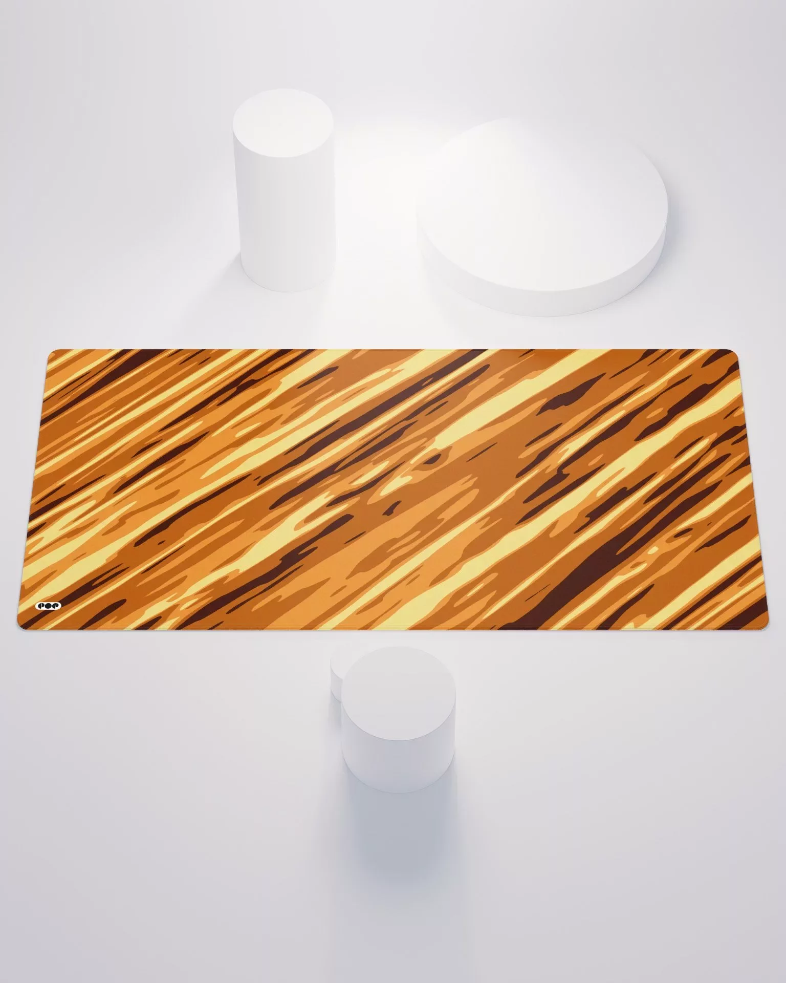 Fast AF Orange Gaming Desk Mat 1
