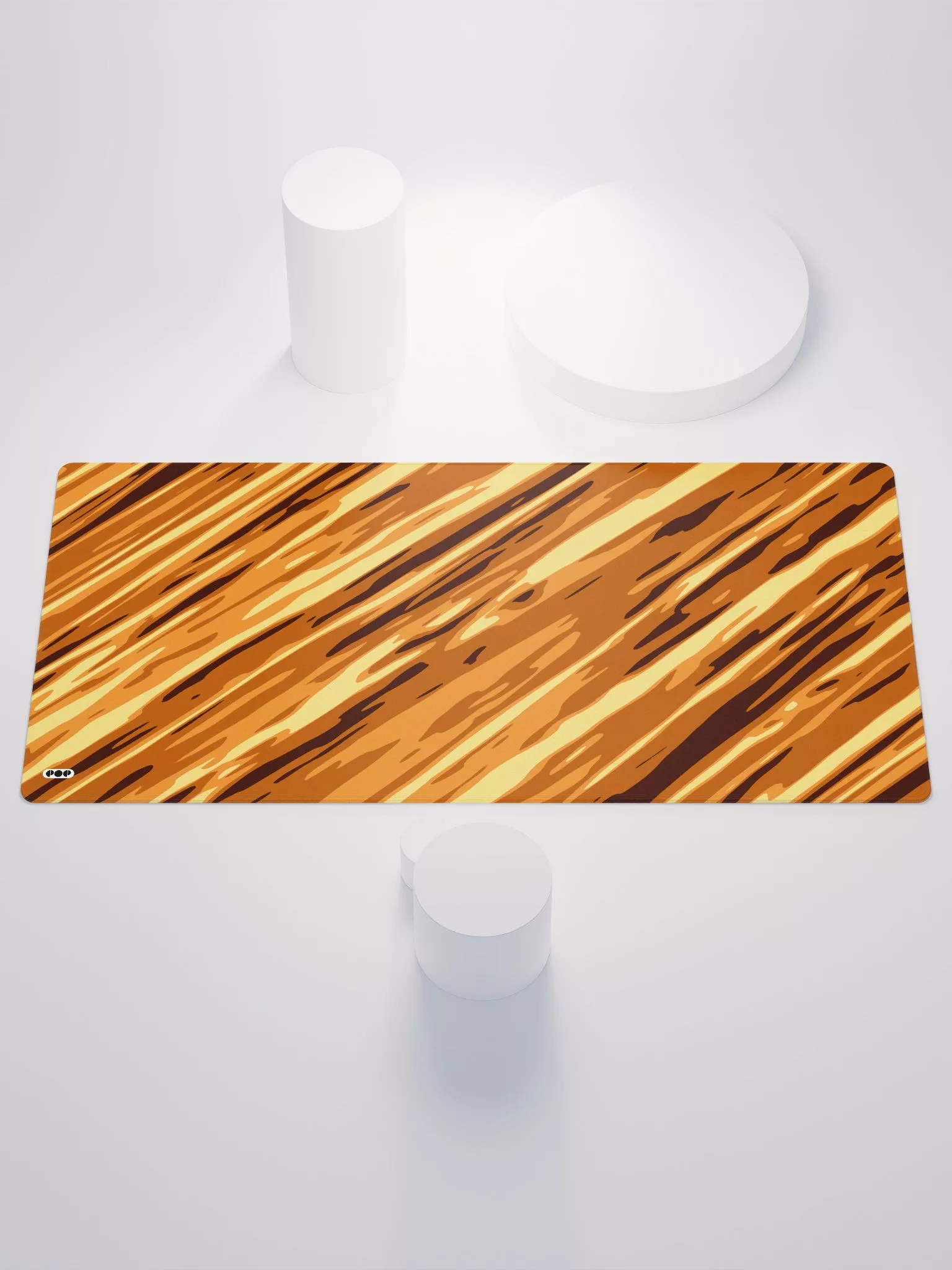 Fast AF Orange Gaming Desk Mat 1
