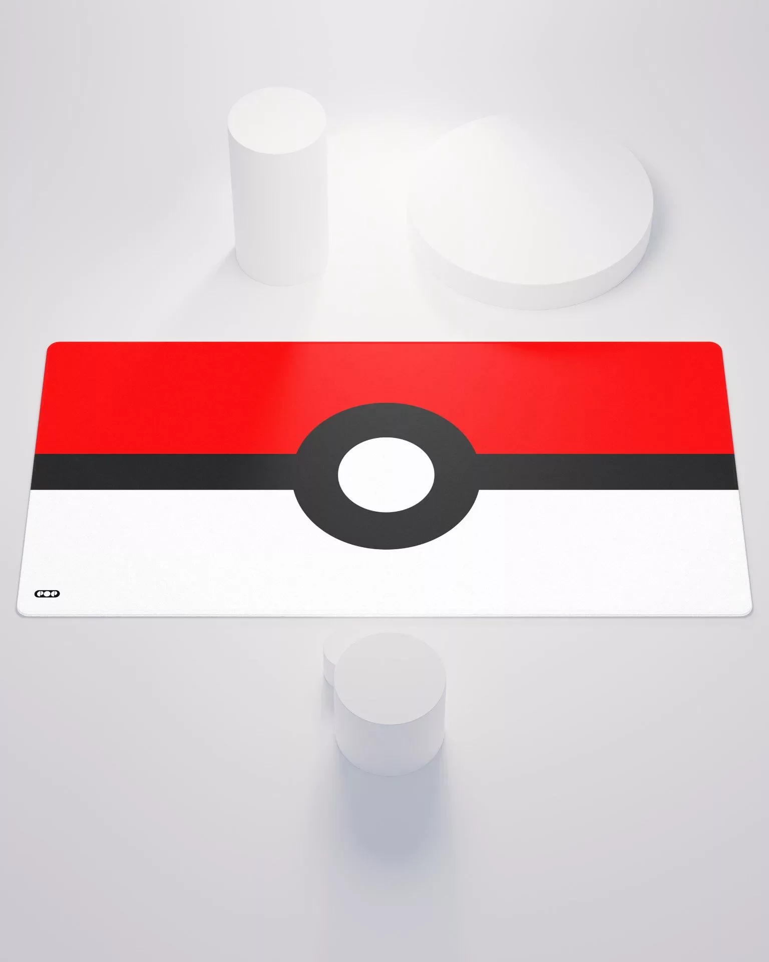Pokeball Pokemon Minimalist Desk Mat Mouse Pad 1