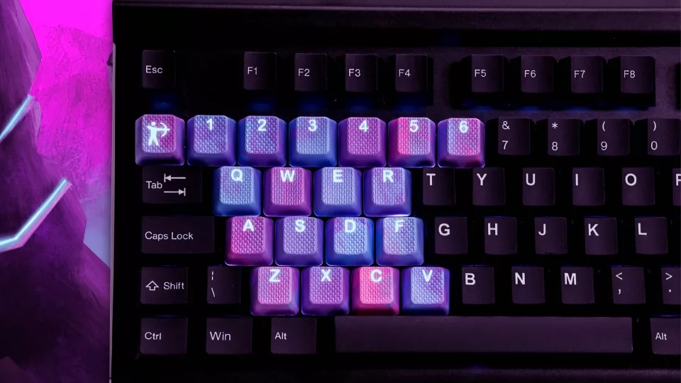 tai hao rubber gaming keycaps edited
