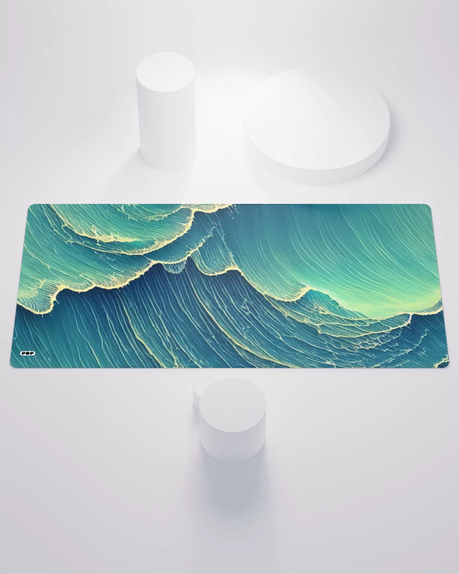 Wave Ocean Gaming Desk Mat 1