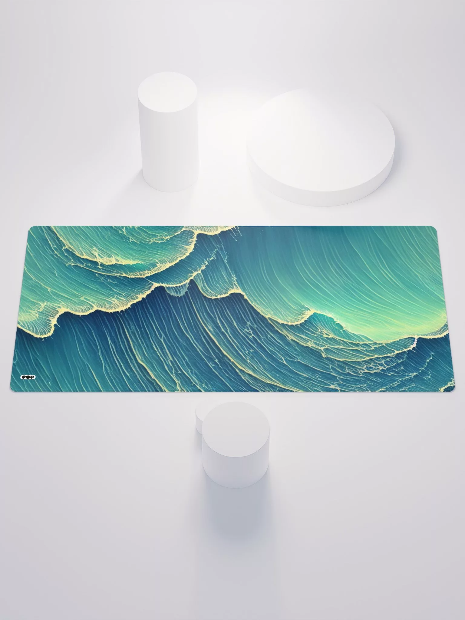 Wave Ocean Gaming Desk Mat 1