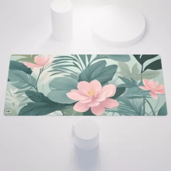 Pastel Serenity Two Botanical Desk Mat 1