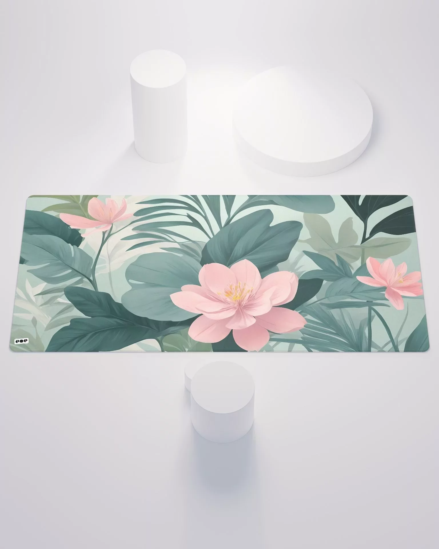 Pastel Serenity Two Botanical Desk Mat 1