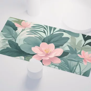 Pastel Serenity Two Botanical Desk Mat 3