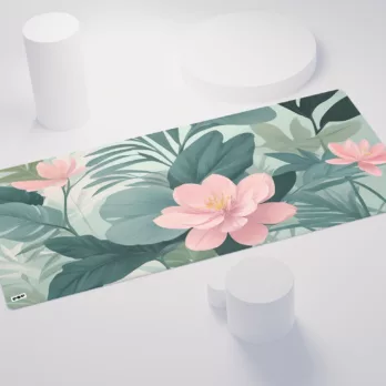 Pastel Serenity Two Botanical Desk Mat 4